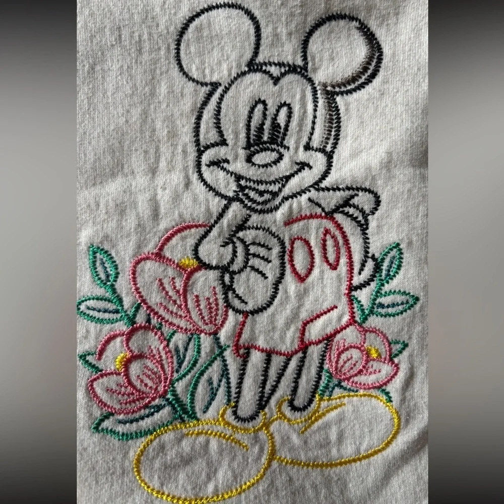 Disney Women's Athletic Shorts with Mickey Mouse Embroidery